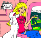 Dibujo Barbie llega a París pintado por salome