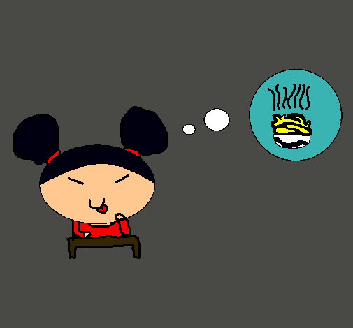 Dibujo Pucca pintado por Emilia123