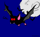 Dibujo Murciélago loco pintado por leonidas-11