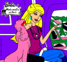 Dibujo Barbie llega a París pintado por belen167