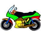 Dibujo Motocicleta pintado por motocine
