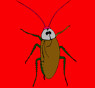 Dibujo Cucaracha grande pintado por jaren