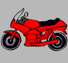 Dibujo Motocicleta pintado por orlando