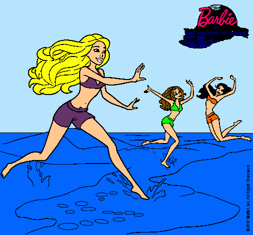 Dibujo Barbie de regreso a la playa pintado por Fabiiux