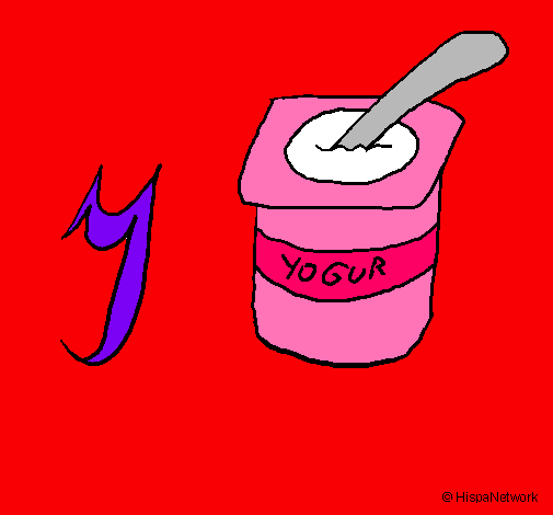 Dibujo Yogur pintado por YULI136