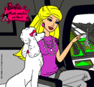 Dibujo Barbie llega a París pintado por  Periitha
