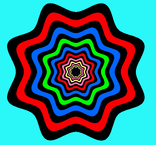 Dibujo Mandala 46 pintado por mati