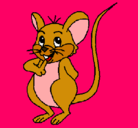 Dibujo Ratón pintado por alita