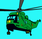 Dibujo Helicóptero al rescate pintado por gozaed