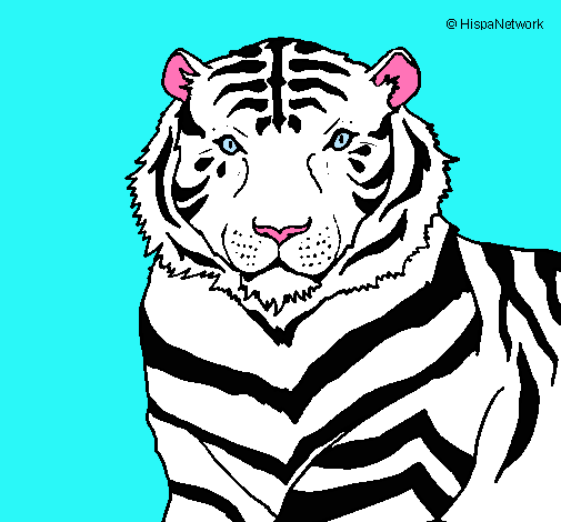 Dibujo Tigre pintado por javierita