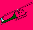 Dibujo Helicóptero de juguete pintado por denise