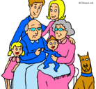 Dibujo Familia pintado por estrellaxd