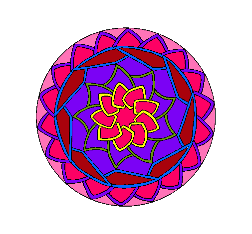 Dibujo Mandala 1 pintado por MARCELEO