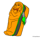 Dibujo Momia pintado por momia 