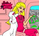Dibujo Barbie llega a París pintado por raquel5