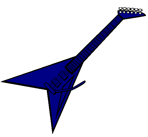 Dibujo Guitarra eléctrica II pintado por itachi
