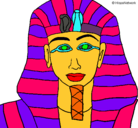 Dibujo Tutankamon pintado por sdftgy