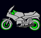 Dibujo Motocicleta pintado por anty