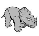 Dibujo Triceratops II pintado por triceraptos