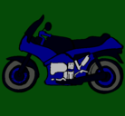 Dibujo Motocicleta pintado por pyky