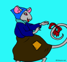 Dibujo La ratita presumida 7 pintado por keila