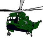 Dibujo Helicóptero al rescate pintado por daniej
