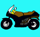 Dibujo Motocicleta pintado por mrert