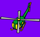 Dibujo Helicóptero V pintado por rati
