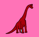 Dibujo Braquiosaurio pintado por 040407