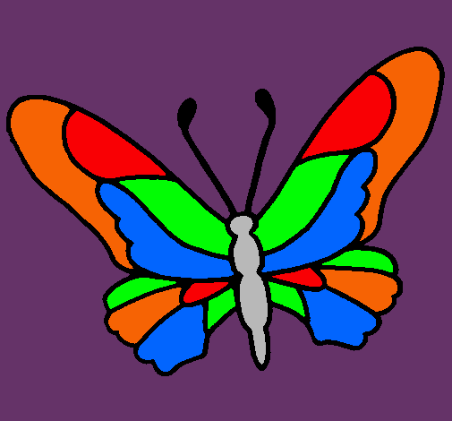 Dibujo Mariposa pintado por aslan40