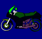 Dibujo Motocicleta pintado por YOBAS