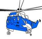 Dibujo Helicóptero al rescate pintado por joaqui