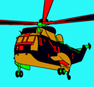 Dibujo Helicóptero al rescate pintado por dsisd