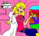 Dibujo Barbie llega a París pintado por leila