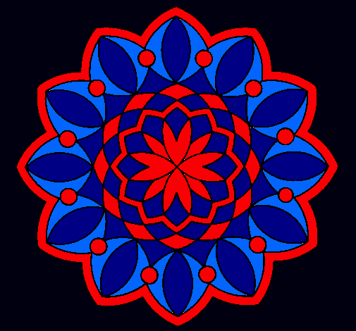 Dibujo Mandala 20 pintado por amalia