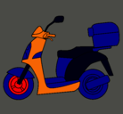 Dibujo Ciclomotor pintado por andyprincess