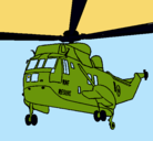 Dibujo Helicóptero al rescate pintado por Ekaitz