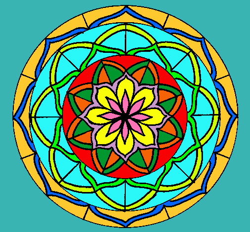 Dibujo Mandala 6 pintado por alejandro123