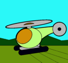 Dibujo Helicóptero pequeño pintado por j0natan