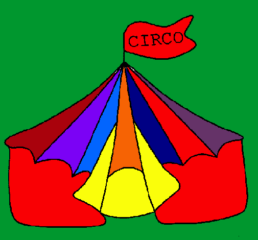 Dibujo Circo pintado por amalia