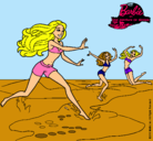 Dibujo Barbie de regreso a la playa pintado por maite1162