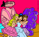 Dibujo Barbie y sus amigas en hadas pintado por eehyuk