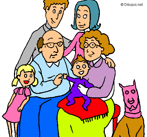 Dibujo Familia pintado por dioskary