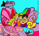 Dibujo Barbie y sus amigas en hadas pintado por MARIAPA200