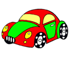 Dibujo Coche de juguete pintado por coche