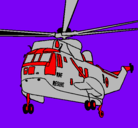 Dibujo Helicóptero al rescate pintado por tektoniko-be
