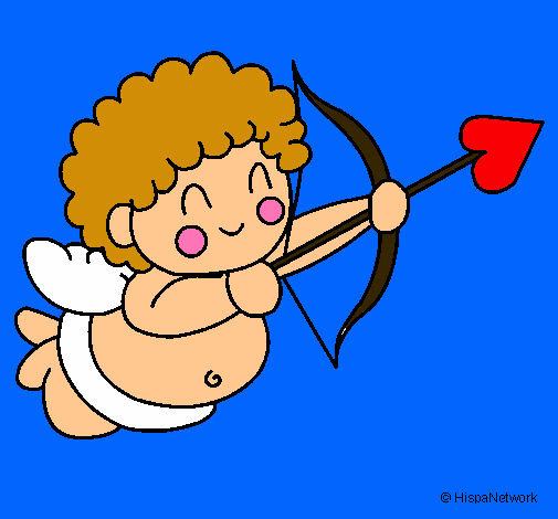 Dibujo Cupido pintado por Natalia-Rubio