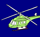 Dibujo Helicóptero  pintado por anass