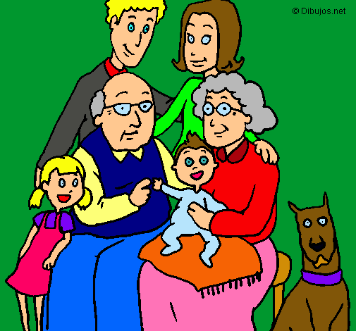 Dibujo Familia pintado por harbbby123