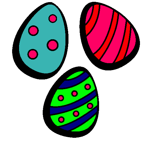 Dibujo Huevos de pascua IV pintado por antonlla